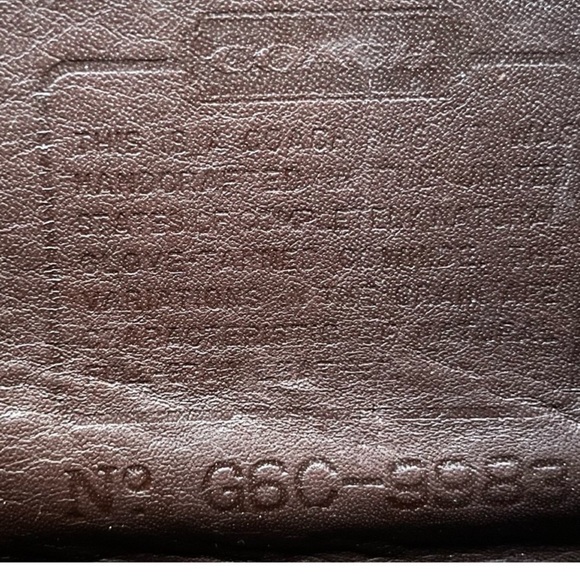 Vintage Coach Mahogany Regina Bag 9983 - Picture 9 of 9